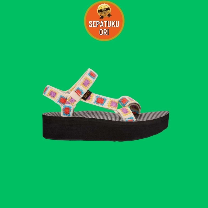 SANDAL WANITA TEVA FLATFORM UNIVERSAL CROCHET [1150210]