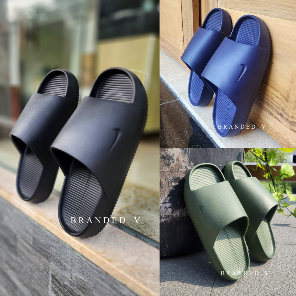BRANDED V - Sandal Selop Slop Sandal Slide On Sandal Eva Sandal Pria Wanita Unisex Import Premium Sl