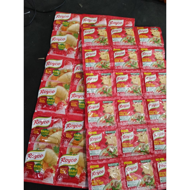 

3 Renceng Royco Ayam/Sapi 8 gram (36pcs) Murah Banget