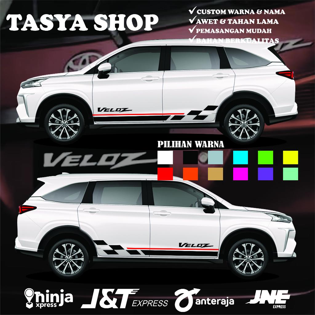promo Stiker mobil avanza veloz sticker mobil veloz stripping body samping universal