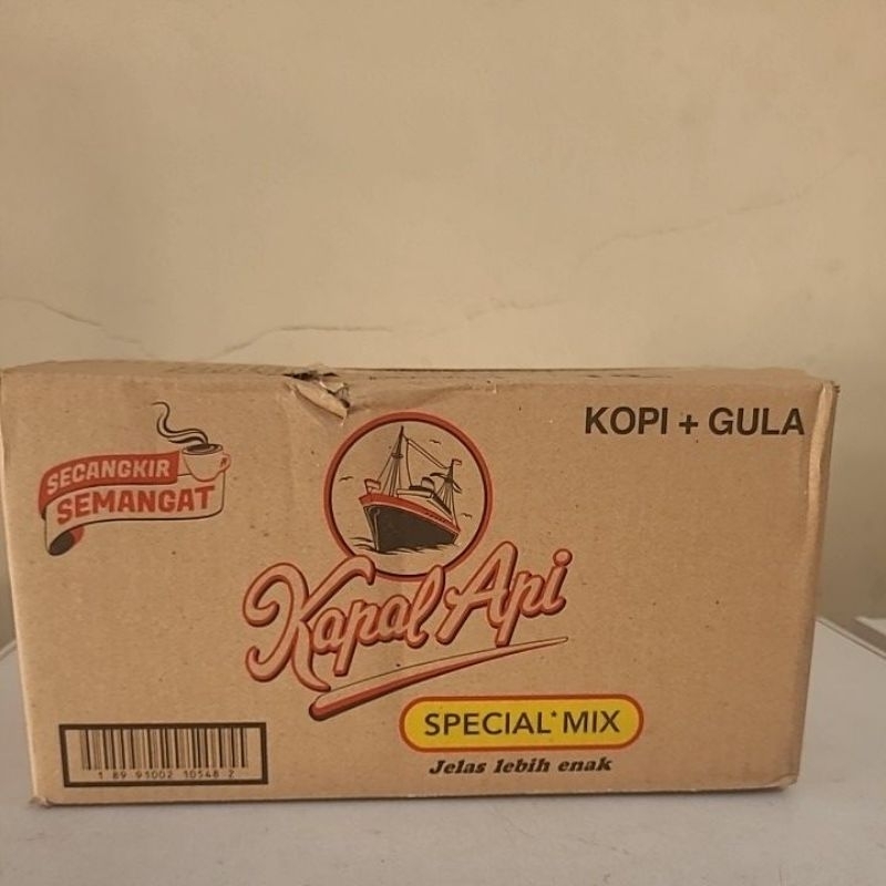 

Kopi Kapal Api isi 12 renceng DUS