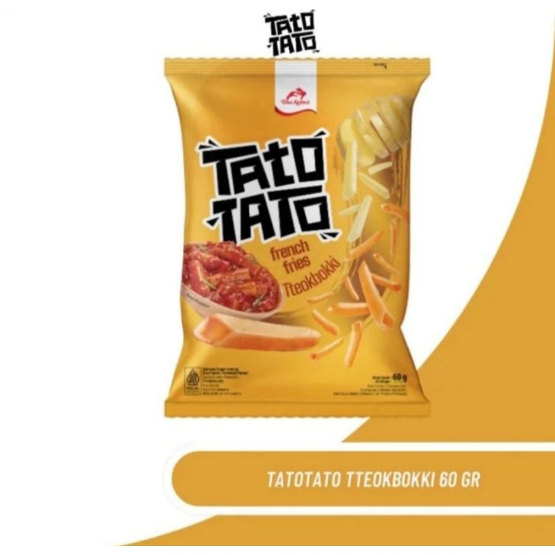 

tato tato tteokboki Chiki kentang 60gr