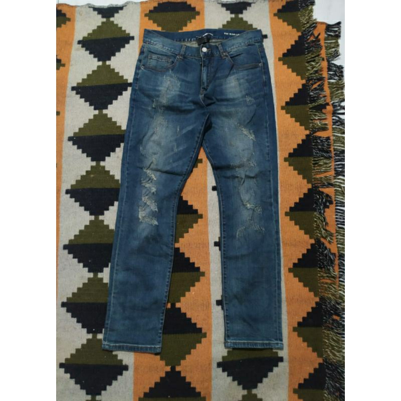 Celana bikers Saint Laurent strech