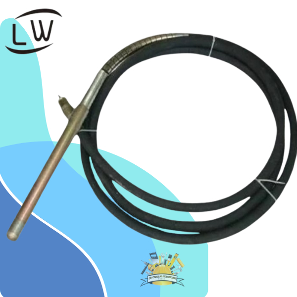 SELANG MESIN VIBERATOR BETON ELEKTRIK TANGAN PORTABLE DIAAMETER 35 MM