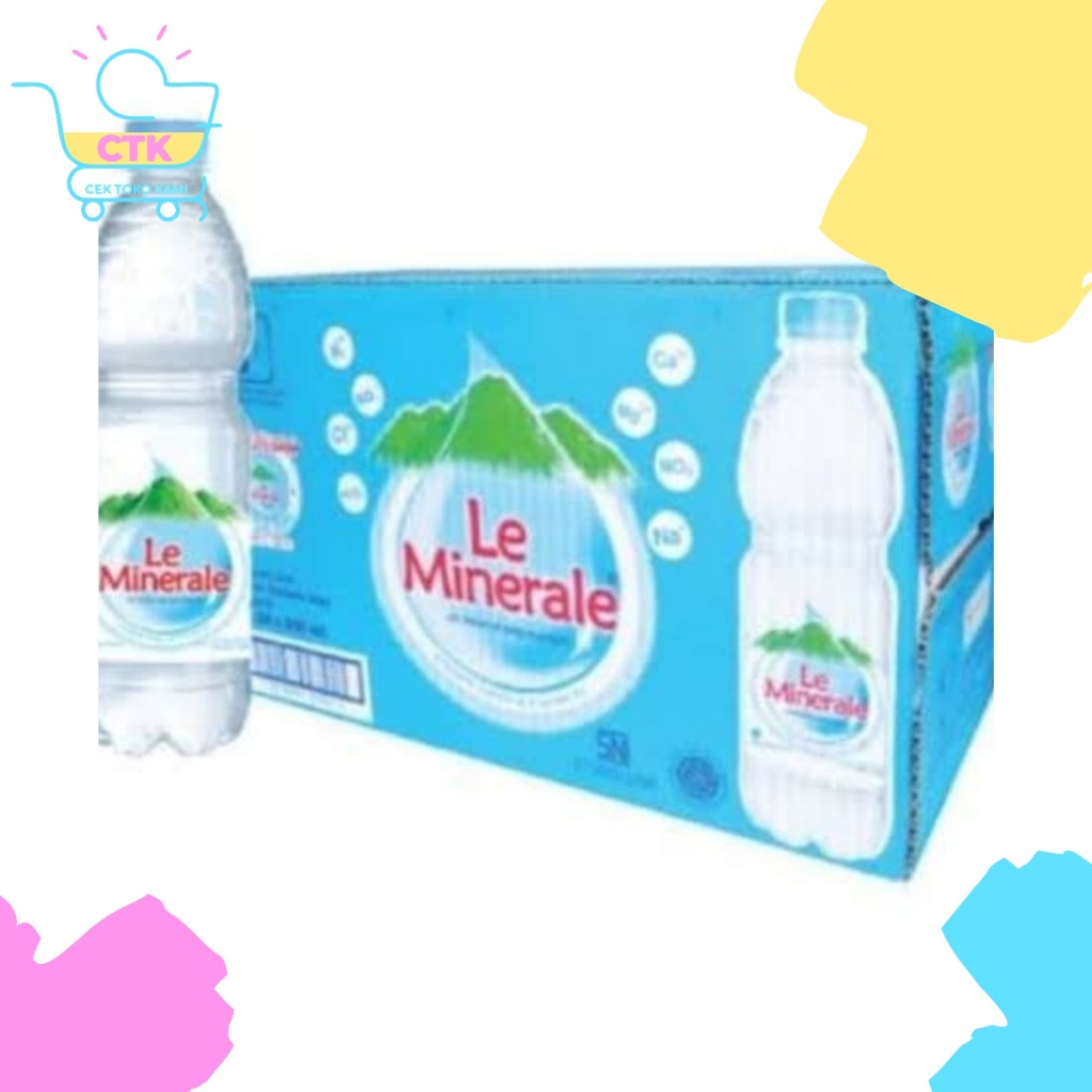 

Le Minerale Tanggung 600ml 24pcs Dus Kardus Karton Air LeMineral Minum