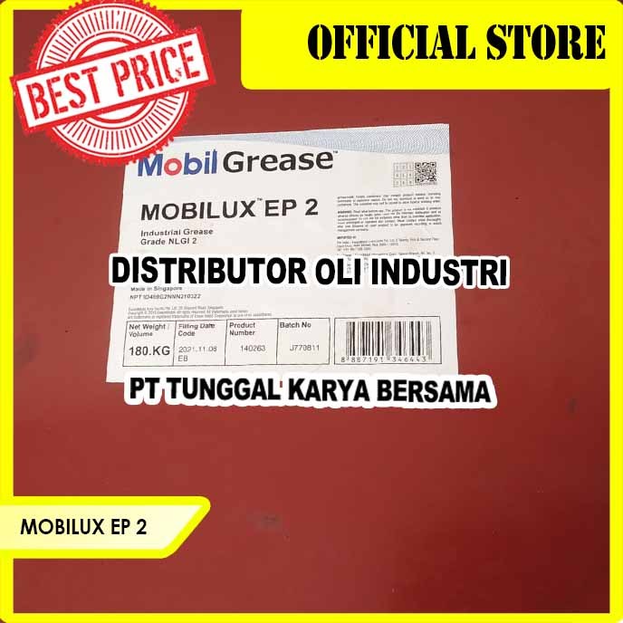 MOBILUX EP 2 ( NLGI 2 - Ready Stock )