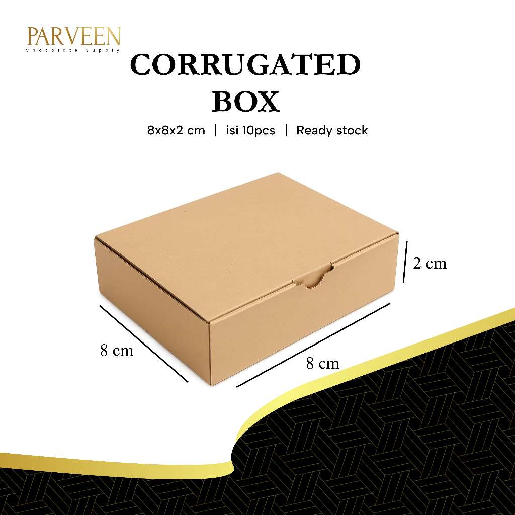 

PARVEEN Kardus 8x8x3 cm...Die Cut untuk kotak Aksesoris, model box pizza