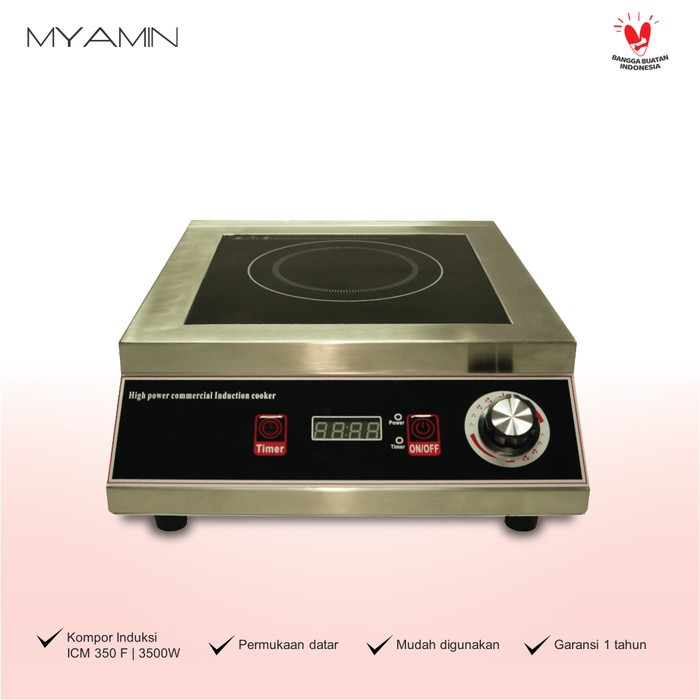 MYAMIN KOMPOR INDUKSI/KOMPOR LISTRIK/PORTABLE/COOKTOP FLAT 3500 Watt