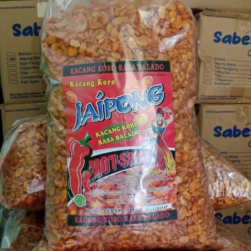 

Kacang Koro Jaipong Pedas 250gram