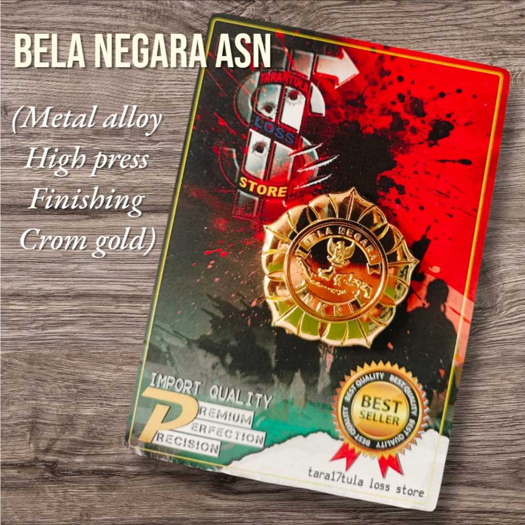 BRIVET/WING/PIN PDH BELA NEGARA ASN STANDART IMPORT PREMIUM