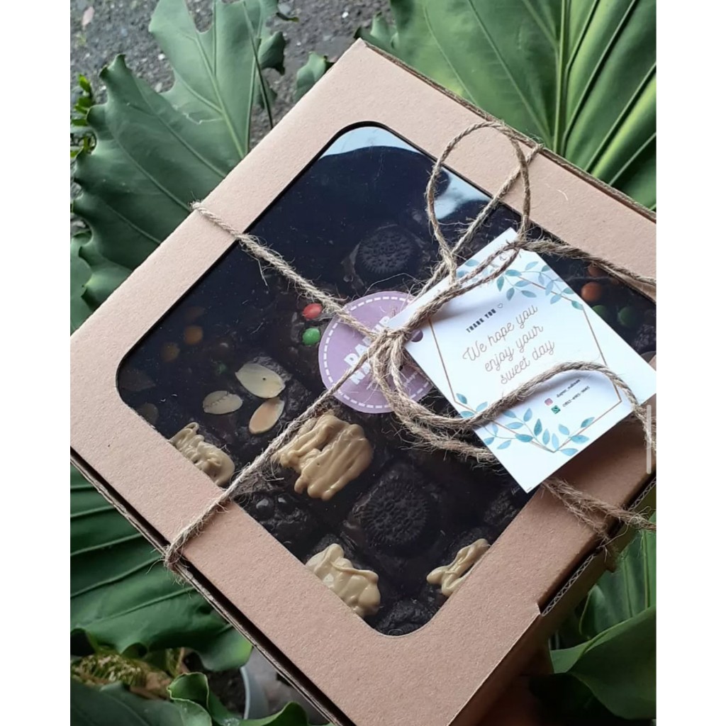 Fudgy Brownies 20 x 20 | Fudgy Brownies Premium | Fudgy Brownies panggang | Brownies Murah