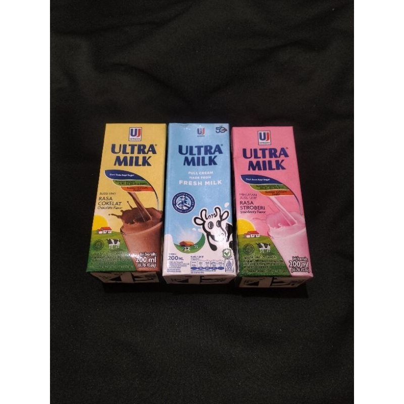 

Ultra Milk 3 Varian Rasa 200ml