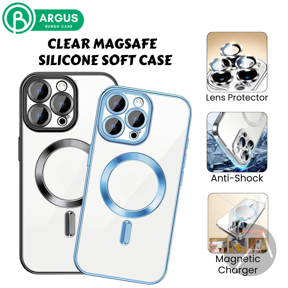 Bunso ARGUS Soft Case untuk Iphone 13 Pro Max 12 11 13Pro 12Pro 11Pro Iphone13 Iphone12 Iphone11 Cle