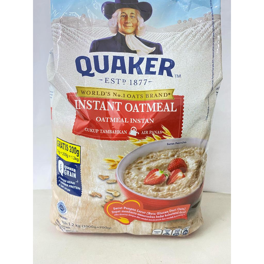 

QUAKER INSTAN OATMEAL 1.2KG