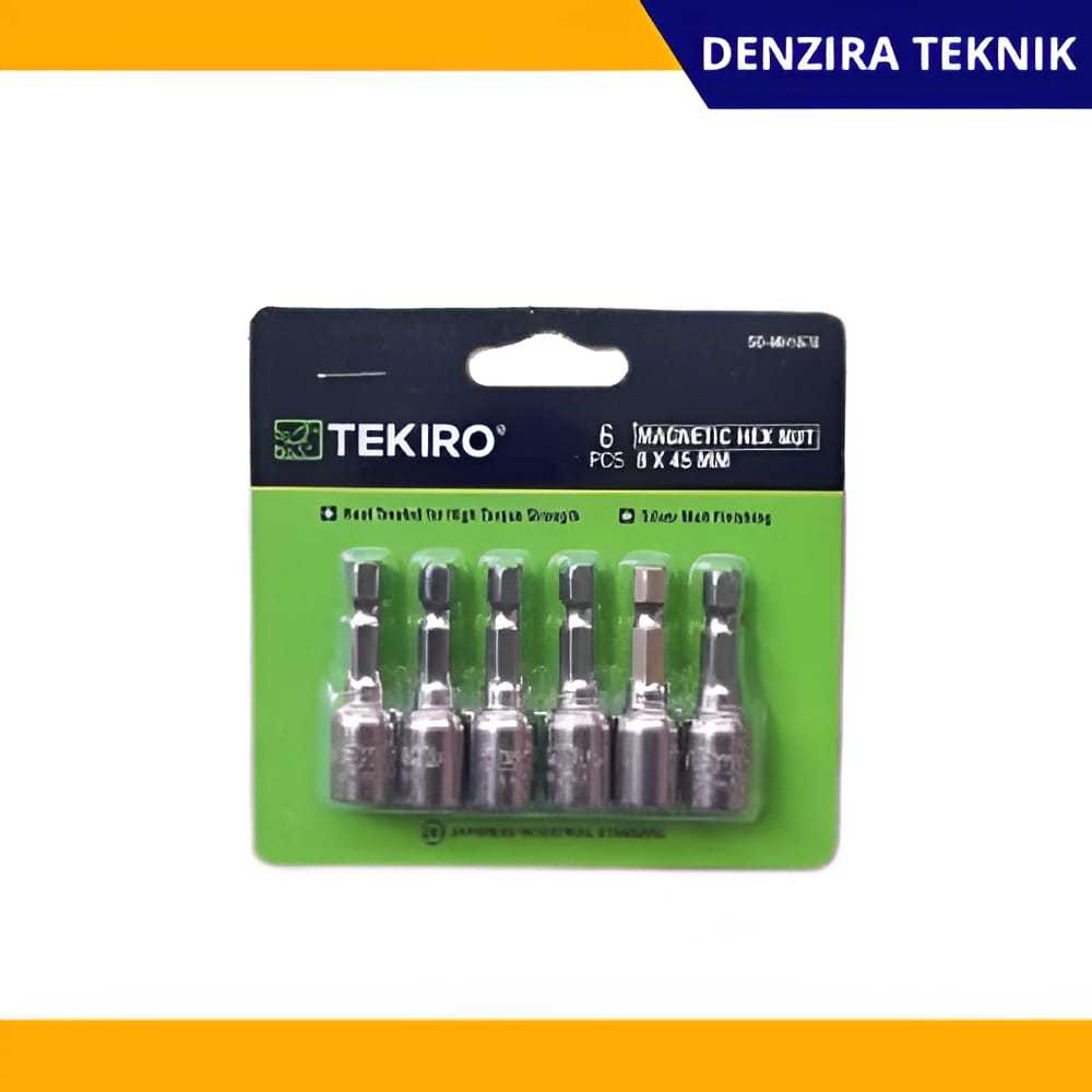 Mata Roofing 8x45mm TEKIRO/Magnetic Hex Nut/Kunci Baut Roofing TEKIRO