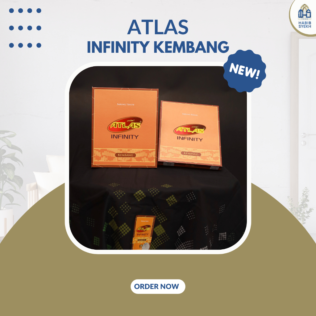 Sarung ATLAS INFINITY KEMBANG/SARUNG ATLAS ORIGINAL/Atlas Motif Terbaru/Atlas Infinity Kembang