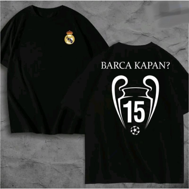 Kaos T shirt Barca kapan UCL