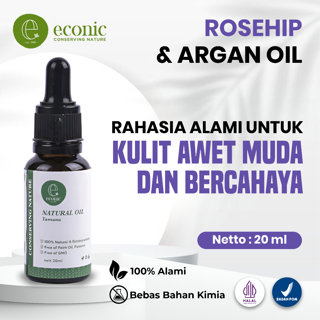 Minyak Zaitun Asli | Body Oil | Minyak Zaitun Untuk Wajah Glowing | Minyak Kecil | Rosehip Argan Oil