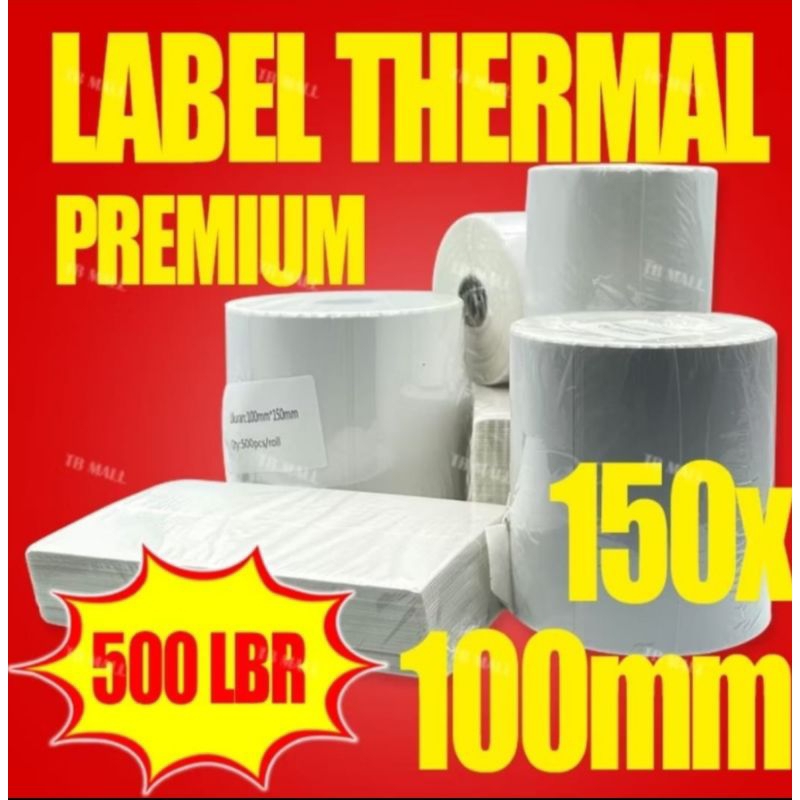 

Harga Per Dus) Kertas Thermal Paper Stiker A6 500 lembar 100 x 150 mm