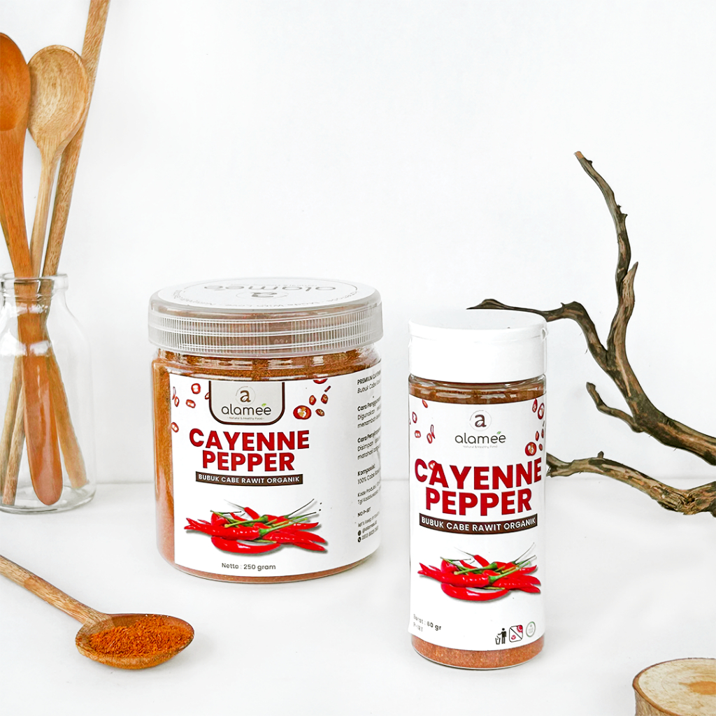 

ALAMEE Cabe Bubuk Rawit Cayenne Pepper Seasoning Powder Cabai Bumbu Masak Dapur