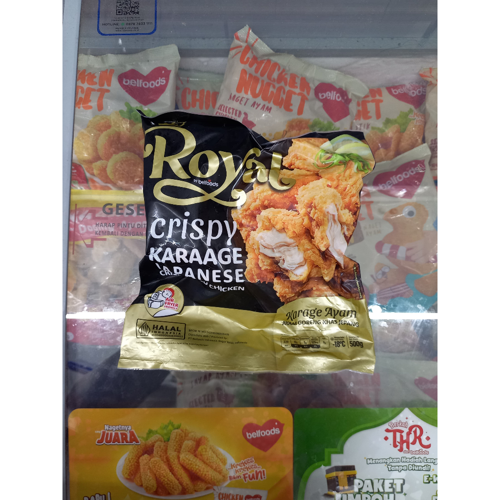 

Frozenfood BELFOODS ROYAL Crispy Karage Japanese 500gr