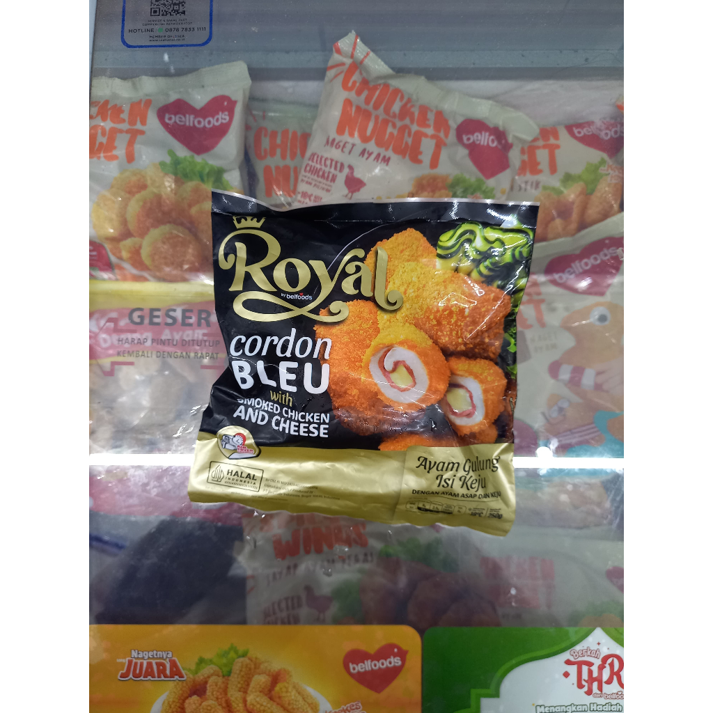 

Frozenfood BELFOODS ROYAL Chicken Cordon Bleu 250gr