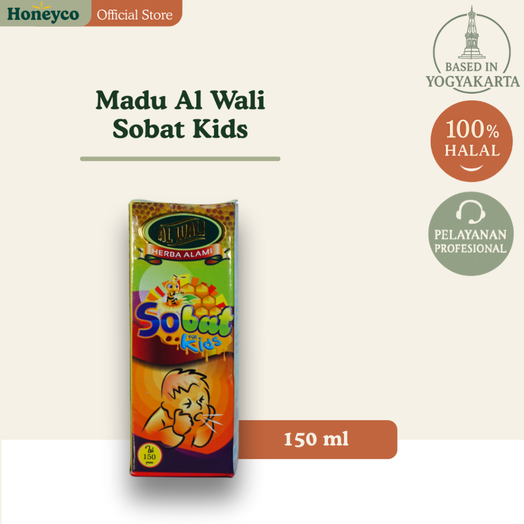 

Madu Sobat Kids Al-Wali - Madu Batuk Anak Al-Wali