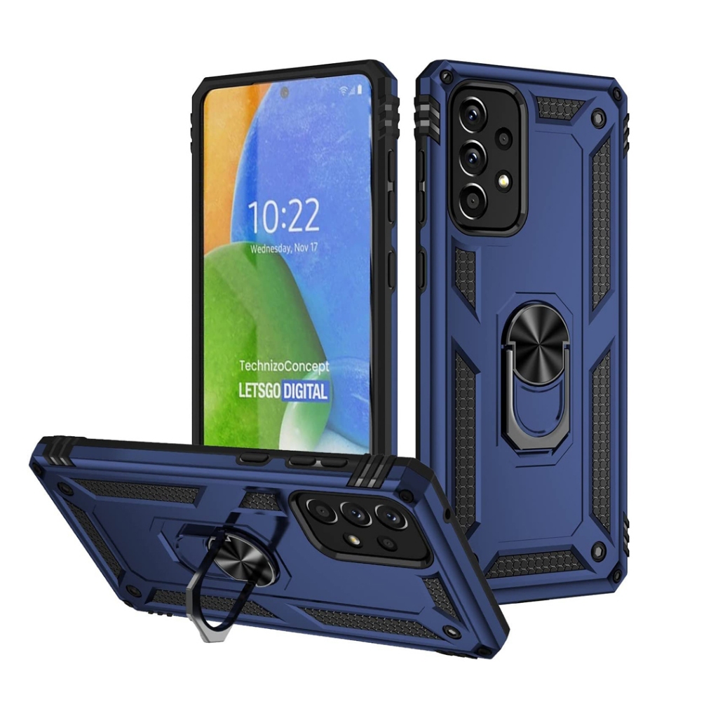 Hardcase Samsung Galaxy A73 5G Case Ring ARMOR Kickstand Hybrid
