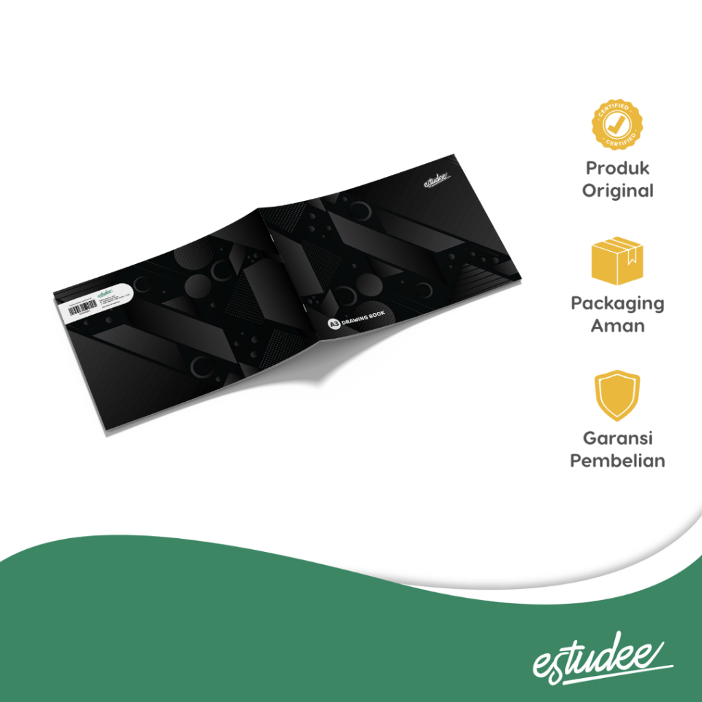 

ESTUDEE DRAWING BOOK A3 K GEOMETRY SHADE