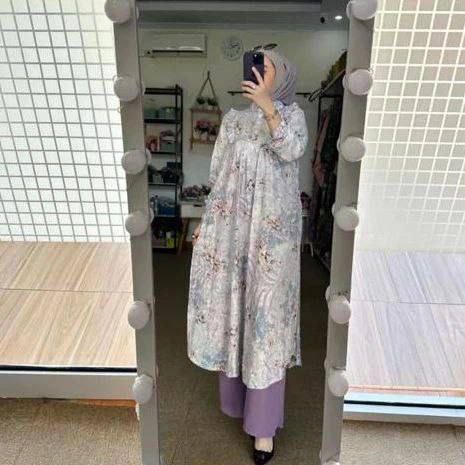 Setelan Tunik wanita terbaru kekinian // LAIKA Set Tunik