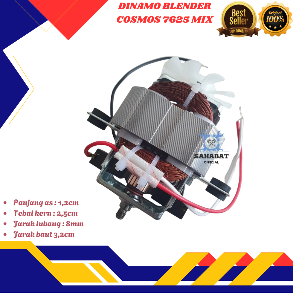 MOTOR DINAMO BLENDER COSMOS 7625 MIX / DINAMO BLENDER COSMOS ORIGINAL