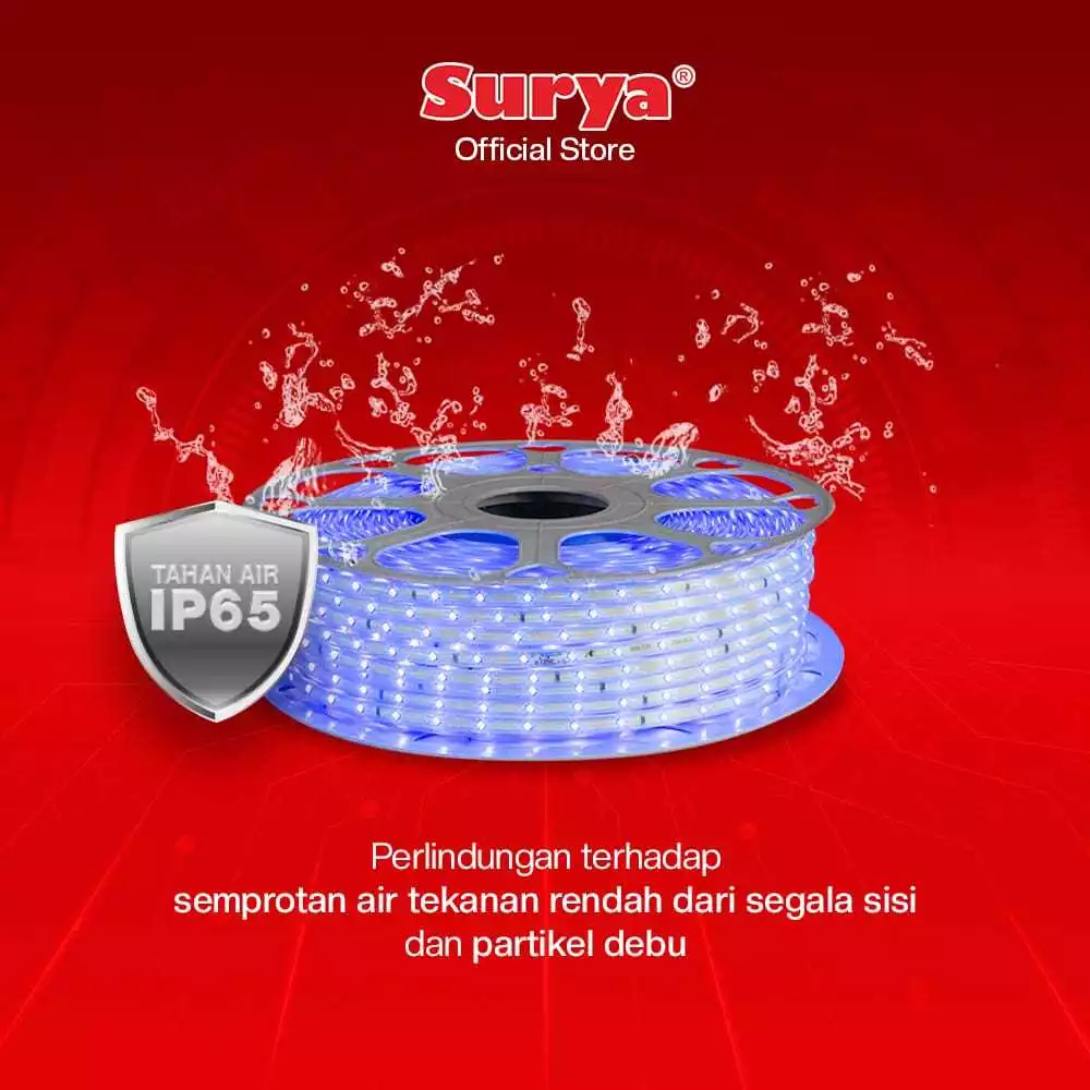Lampu Strip Surya LED AC 220V // Lampu Hias Selang Plafon // Lampu Plafon Sembunyi // LED Strip Ligh