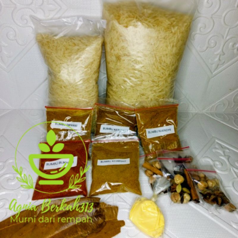 

Paket Lengkap Bumbu Kebuli Plus Beras Basmati 500gr Instan Tinggal Saji