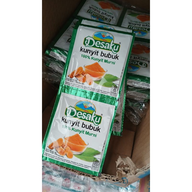 

kunyit bubuk desaku 5gram rtg 12pcs