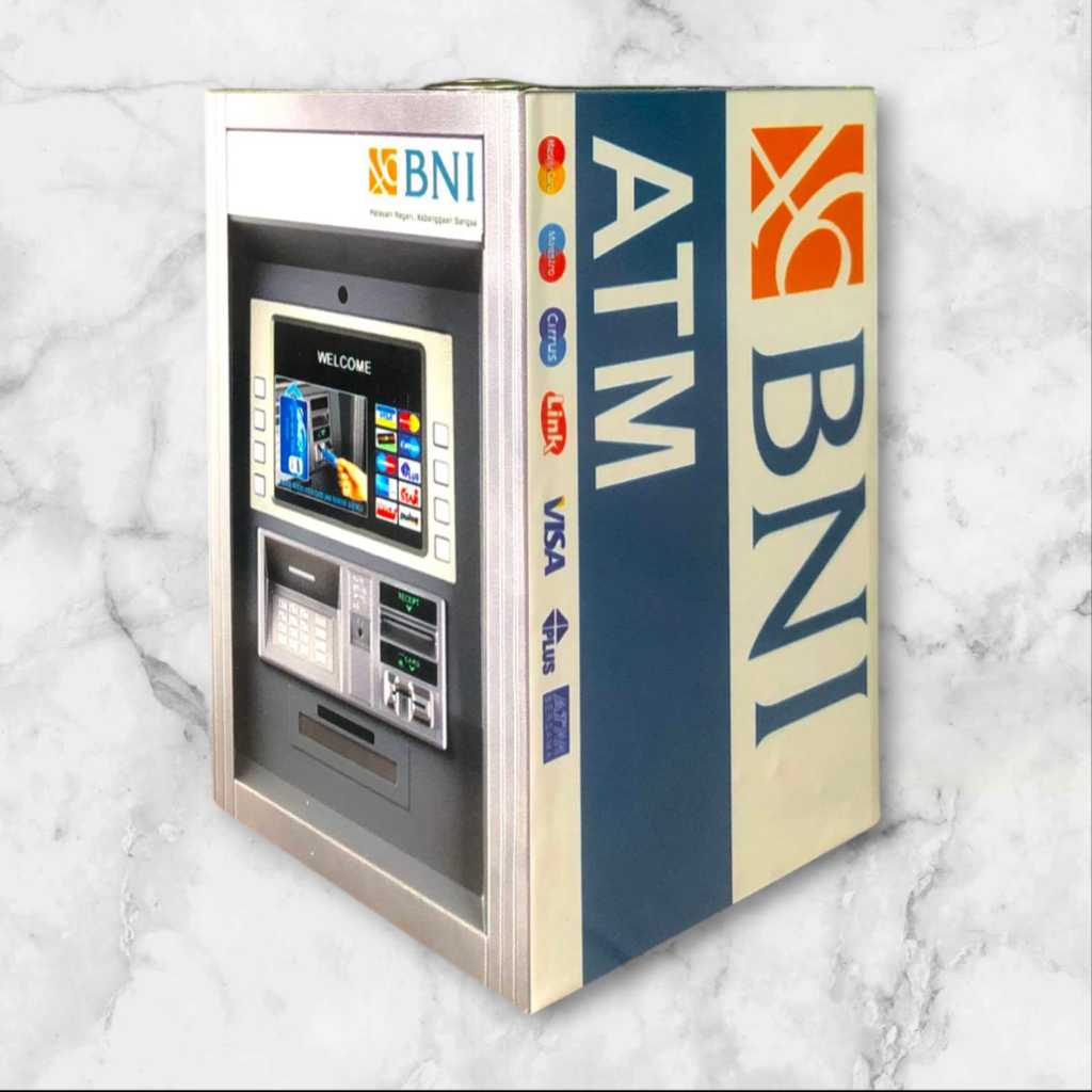 Celengan Jumbo Motif ATM Premium