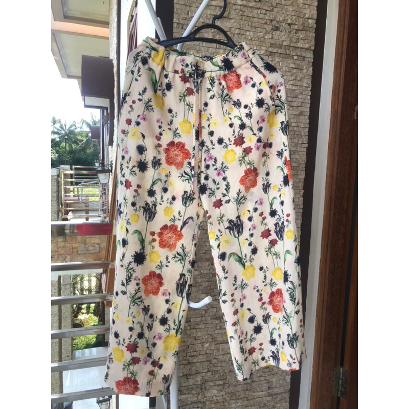 Kulot H&M 3/4 flowery