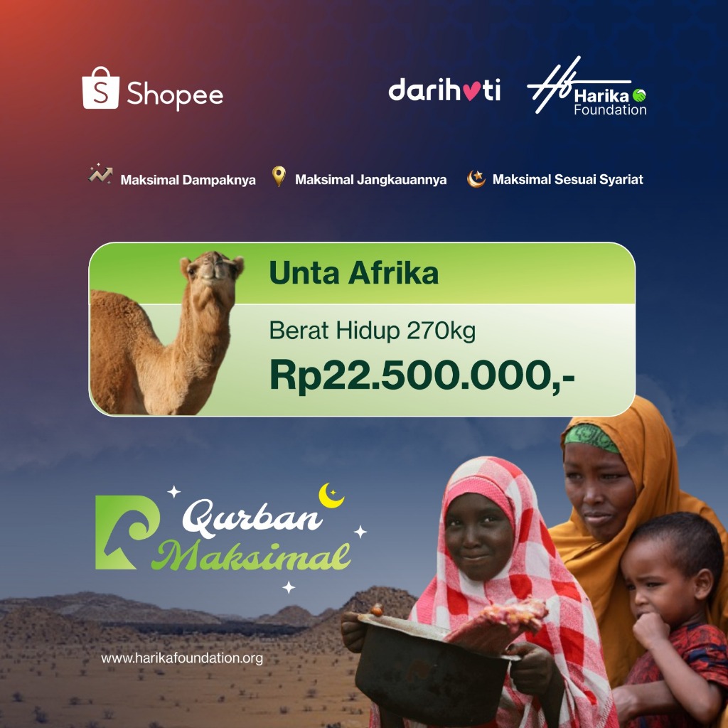 Qurban Unta untuk Afrika - Amanah Qurban