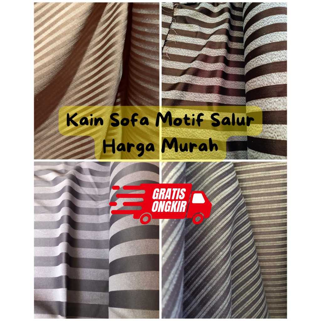 Kain Sofa Salur // Bahan Salur Meteran