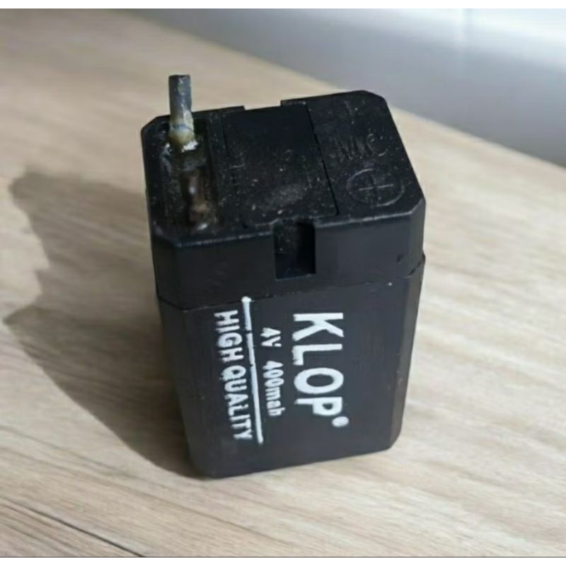 BATERAI KOTAK 4V || BATERAI KOTAK CAS 4V 400 MAH || BATERAI SENTER DLL