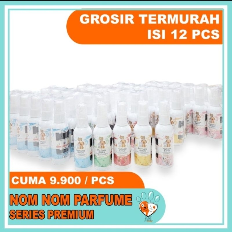 AXEL PETSHOP GROSIR ISI 12 Parfum Kucing Anjing Kelinci PARFUME NOMNOM CLUMPPY PREMIUM