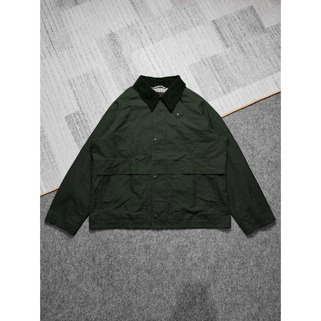 Uniqlo Utility Short Blouson Jacket Green
