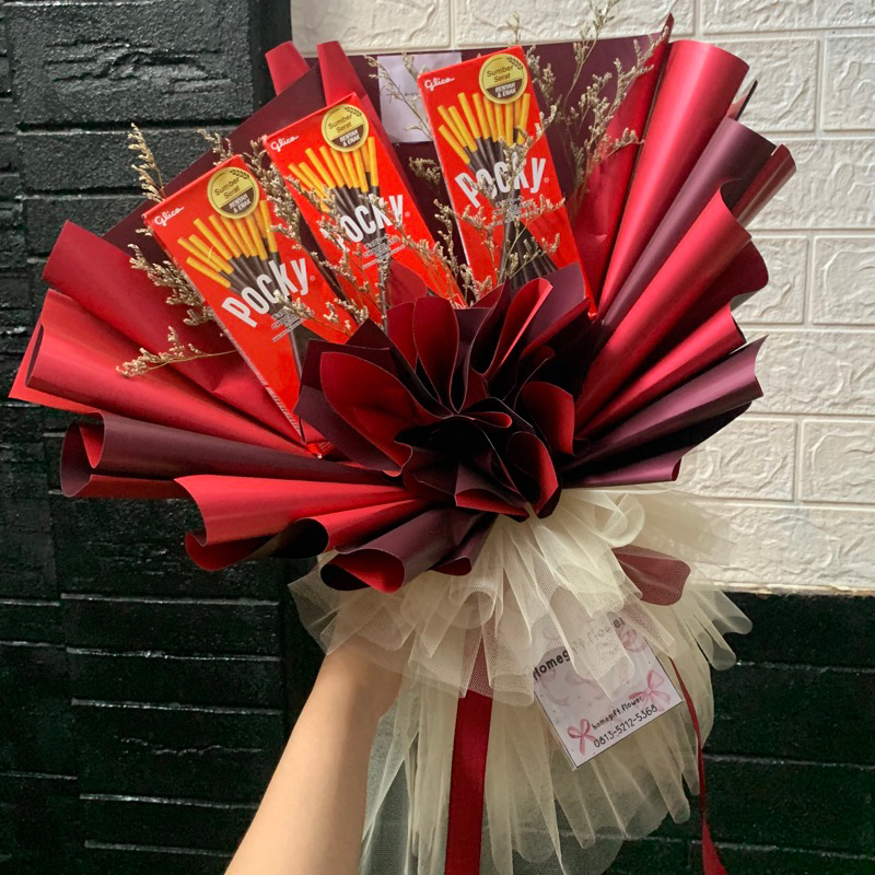 READY Bucket snack pocky/coklat hadiah ulang tahun, wisuda