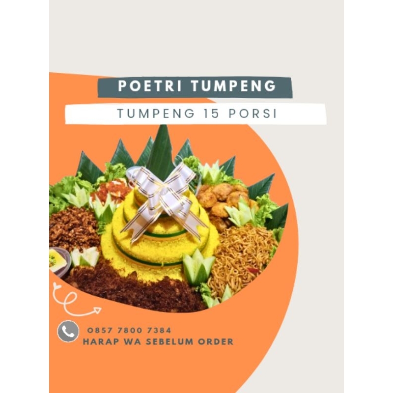 nasi tumpeng 15-20 porsi