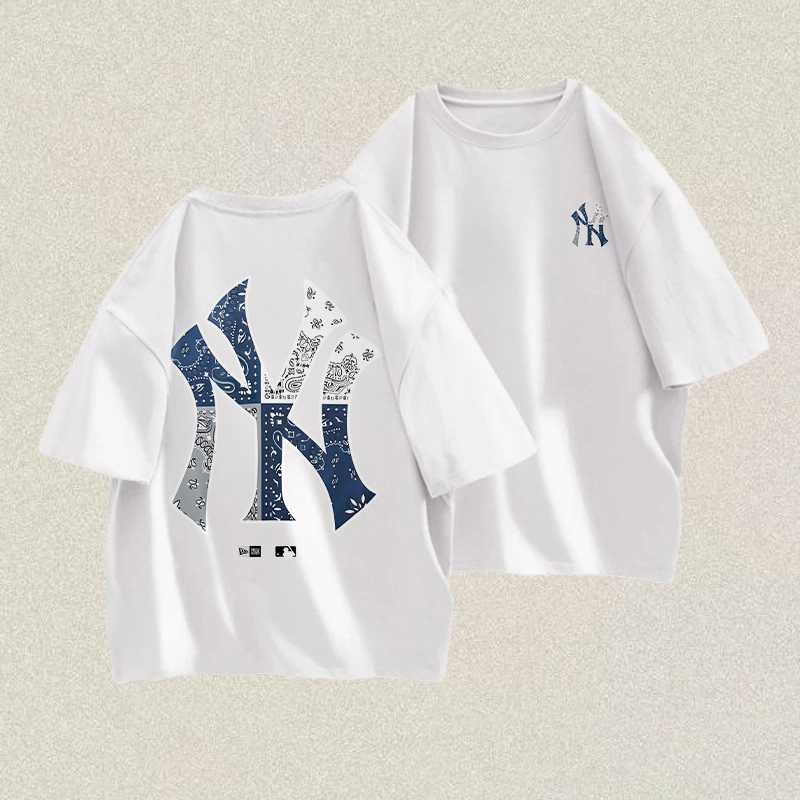 RENELLE Baju Kaos Oversize Pria | Kaos Cetak Biru | Kaos Pria Distro Original | Baju Kaos Pria | Kao