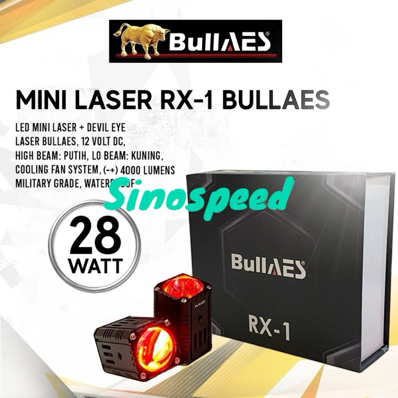 Mini laser lampu sorot BULLAES RX-1 28watt