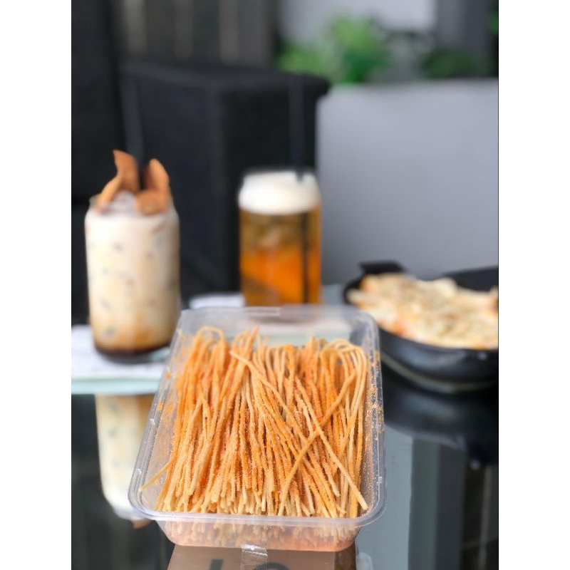 

Mie Lidi Keju Bumbu Kering (100gr) MISUH