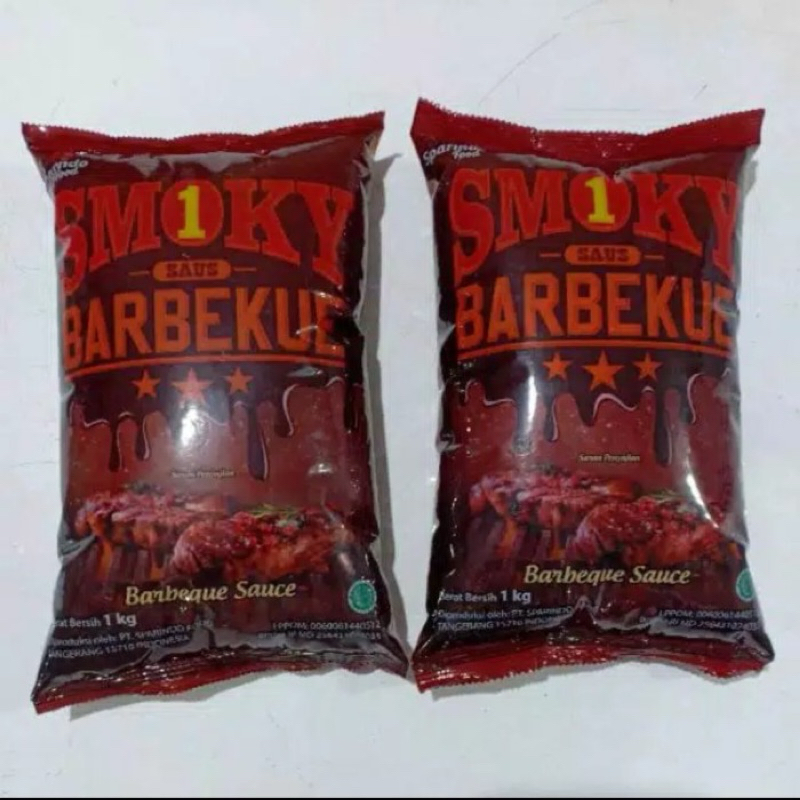 

Saus Barbekyu BBQ Aroma Asap SMOKY1 SPICY 1 kg
