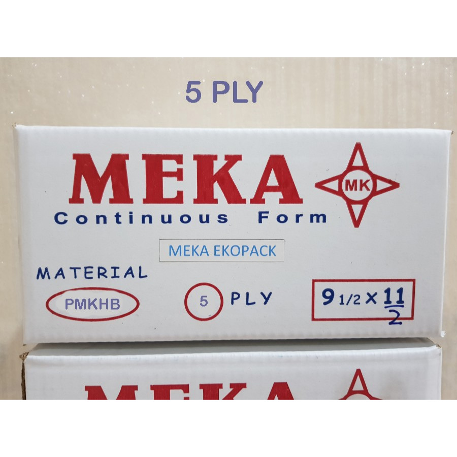 

KERTAS KOMPUTER / CONTINUOUS PAPER 91/2 X 11 5PLY NCR MEKA EKOPACK
