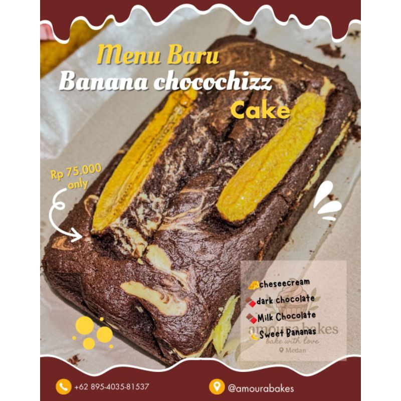

Banana cake- Chocochizz