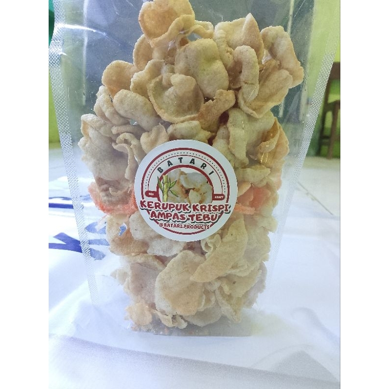

kerupuk krispi ampas tebu